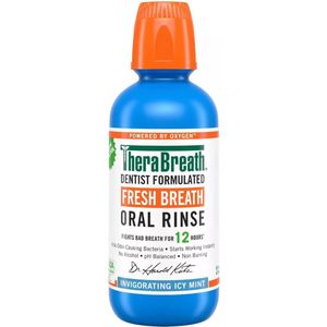 TheraBreath Fresh Breath Mouthwash - Icy Mint - Mondwater - 473ml