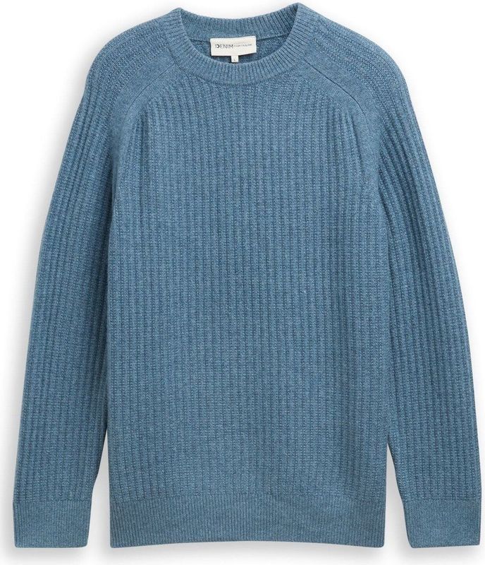 Tom Tailor Denim Gebreide trui met ronde hals