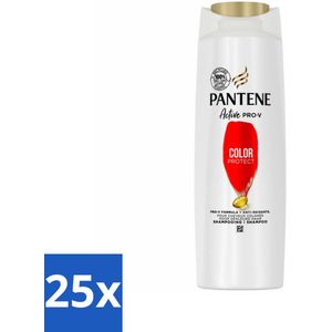 25 x Pantene - Shampoo - Color Protect Volume - Kleurbehoud en Volume - Voor Gekleurd Haar - 225 ml - Gekleurd Haar Shampoo - Kleurbehoud Shampoo - Volume Shampoo - Pro-V Shampoo - Bescherming Voor Gekleurd Haar