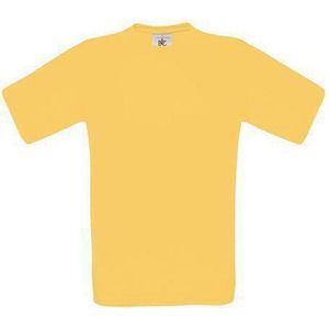 B&C Exact 150 Kids T-shirt Gold Maat 5/6 (onbedrukt - 5 stuks)