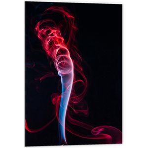 Forex - Rode Rook - 60x90cm Foto op Forex