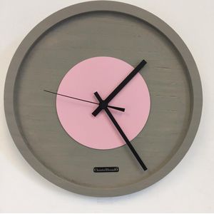 Wandklok Quinten PINK Modern Design