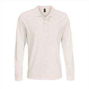 SOL'S Unisex Long Sleeve Polycotton Polo Shirt L03983 - White - M