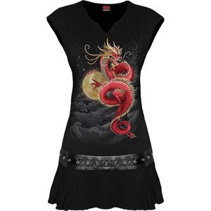 Spiral Shenlong Dames Shirt met lange mouwen - zwart - XXL