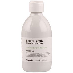 Nook Beauty Family Organic Hair Care Castagna&Equiseto Shampoo 300ml - Strengthening shampoo for long hair and ends prone to breaking
