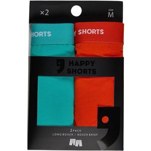 Happy Shorts Retro Boxer Neon Long