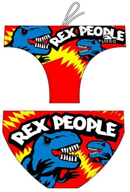 Turbo - Rex People - Zwemslip - Rood - 13-14 Jaar - Jongens