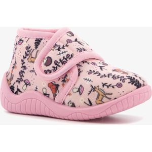 Thu!s kinder pantoffels met herfst print roze - Maat 23 - Sloffen