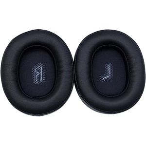 Nordivar - Zacht Eiwitleer Oorkussens voor Hoofdtelefoon - Vervangende Kussens in Zwart - Comfortabele Pasvorm