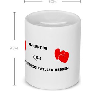 Akyol - jij bent de opa die iedereen zou willen hebben Spaarpot - Opa - geweldige opa - liefste opa - verjaardag - cadeau - kado - bedankje - geschenk - 350 ML inhoud
