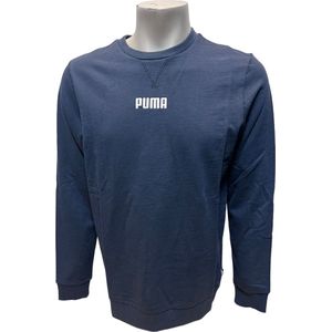 puma trui - mannen -volwassen- kleur blauw/wit- maat L