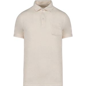 Native Spirit Ecologische badstof herenpolo NS227 - Ivory - XS