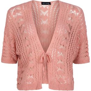 Lofty Manner Vest Cardigan Amelia Od42 1 300 Pink Dames Maat - M/L