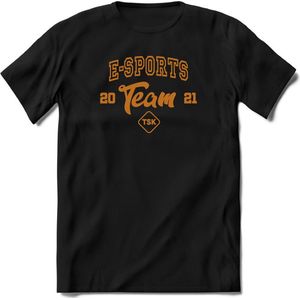 TSK Studio Shirt |Goud | T-Shirt Heren / Dames | Original & vintage | Sport Shirt Cadeau | Maat M