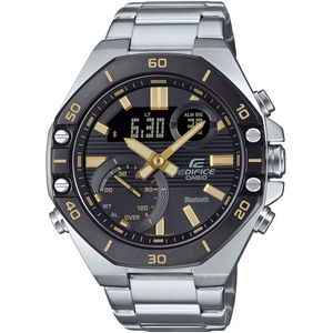 Casio Edifice ECB-10DB-1A9EF Horloge - Staal - Zilverkleurig - Ø 44 mm