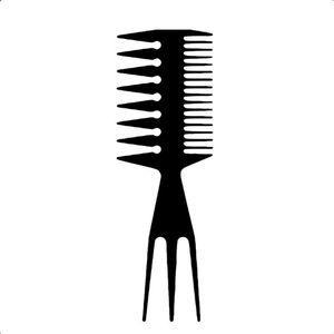 Jumada's - Ontdek de veelzijdigheid van de Jumada's 3-way kam - voor perfecte haarstyling en professioneel gebruik - zwart - afrokam