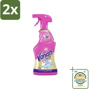 Vanish Oxi Action Gold - Vlekkenverwijderaar Spray - Tapijtreiniger - 500 ml - Voordeelverpakking - 2 stuks - Tapijtvlekken - Vloerkleden