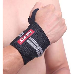 Sport-Goods - Wrist Wraps - Voor links en rechts – Krachttraining – Polsbrace – Zwart