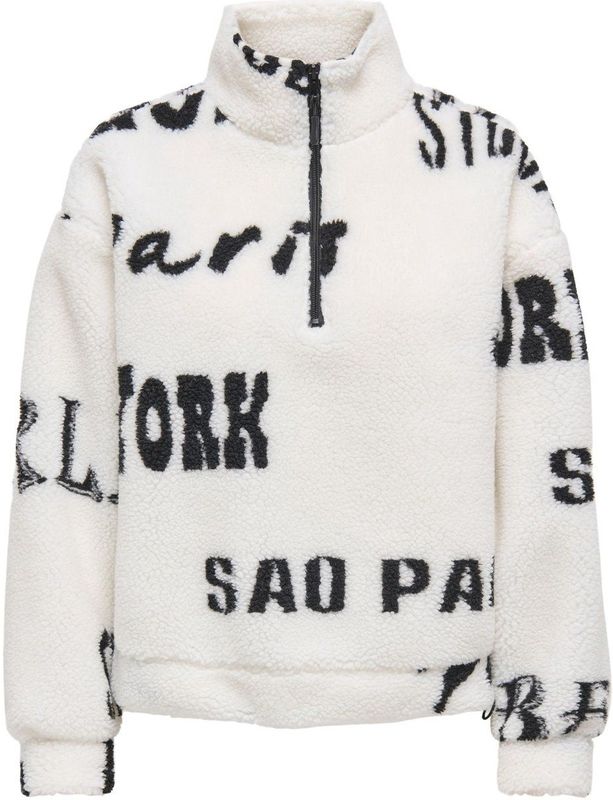 ONLY - ONLNEW JANNE HALF ZIP BOX SWT - Fleece Sweatshirt - Meisjes