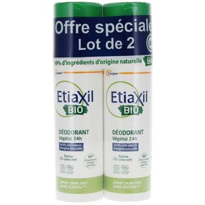 Etiaxil - 24h Organic Plant - Deodorant - Set van 2 x 100 ml