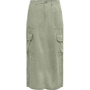 ONLY - ONLMALFY-CARO LINEN LONG SKIRT PNT - Dames - Rokken