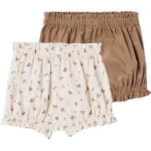 Vertbaudet Set met 2 fluwelen shorts