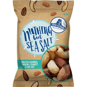 John Altman Gemengde Noten - Sea Salt noten mix - vegan - perfect voor onderweg - geen kunstmatige toevoegingen - 12x 45g