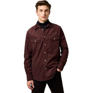 Wrangler Western Cord Overhemd Met Lange Mouwen