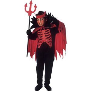Verkleedkostuum duivel rood voor jongens Halloween pak - Kinderkostuums - 146/152
