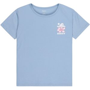 Roxy - Lily Night - T-shirt - Vintage Blue - Korte Mouwen voor Meisjes 4-16