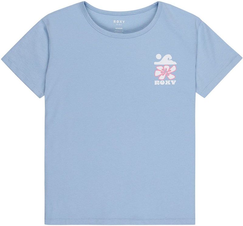 Roxy - Lily Night - T-shirt - Vintage Blue - Korte Mouwen voor Meisjes 4-16