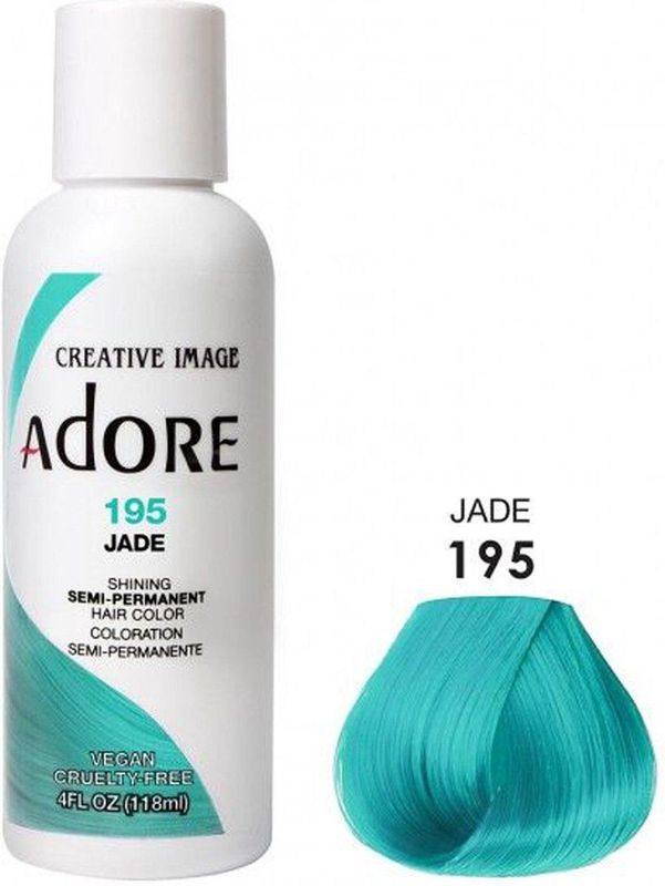 Adore - Jade - Haarverf - 4 Oz - Zonder Alcohol - Professioneel Gebruik