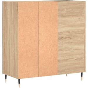 MMP® Platenspeler Kast - Platenspeler Meubel - Ip Kast - 85x38x89cm - Sonoma Eik