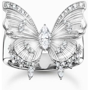 Thomas Sabo - Ring - Gerecycled Zilver - Zirkoon - 925/-