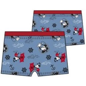 Disney Mickey Mouse - Zwembroek - Maat 98 - Blauw - Zwemboxer - Strak model