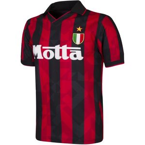 COPA - AC Milan 1994 - Retro Voetbalshirt - Heren - Zwart - Rood - S