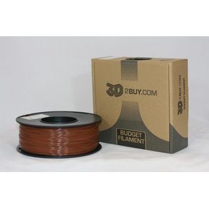3D2BUY - 3D printmaterialen - PLA Filament 3mm - Hout, naturel en oranje
