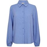 Freequent - Blouse Shine - Blauw - Dames Blouse