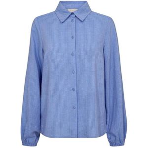 Freequent - Blouse Shine - Dames Blouse - Blauw