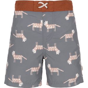 Lässig - UV-Boardshorts voor baby's - Tijger - Grijs - maat 74-80cm
