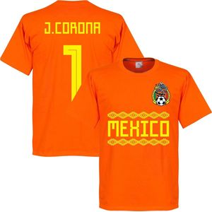 Mexico J. Corona Keeper Team T-Shirt - Oranje - S