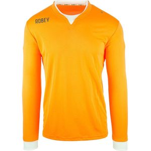Robey Robey Catch Sportshirt - Maat 116  - Unisex - oranje - wit