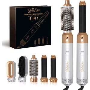 BellaLine - Airstyler - Krultang 5 in 1 - Fohnborstel - Multistyler