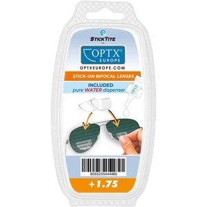 StickTite herplakbare bifocale lenzen + montage kit sterkte +1.75 Transparant