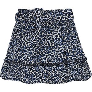 Vinrose Meisje Rok Leopard Blue - Maat 110/116