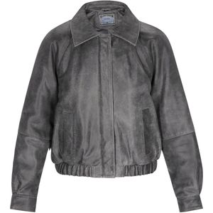DreiMaster - Vintage - Tussenjas - Grijs - Leer