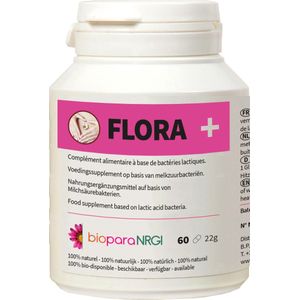 Bioparanrgi, Flora+ , 60 capsules, 100% natuurlijke prebiotica.