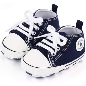 Baby Schoenen - Pasgeboren Babyschoenen - Meisjes/jongens - Eerste Baby Schoentjes 6-12 maanden - Maat 18 - Baby slofjes 12cm