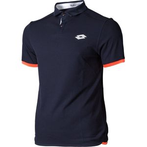 Lotto Aydex IV Polo - Deep Dry Tech Sportpolo - Heren - Maat S - Navy