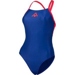 Aquasphere Essential Fly Back - Badpak - Dames - Blauw/Rood - 34